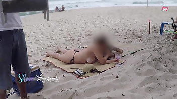 Topless Outdoor MILF POV Beach 