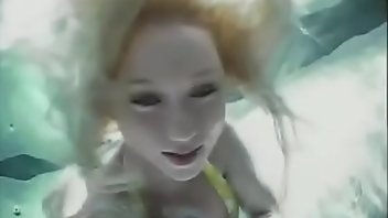 Underwater Pussy Blonde Bikini Pool 