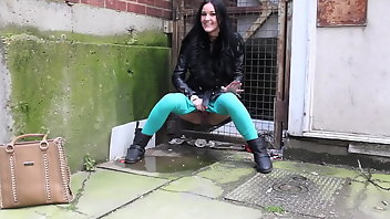 Melons Outdoor Public Pissing British 