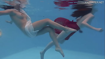 Underwater Lesbian Pornstar Brunette Russian 